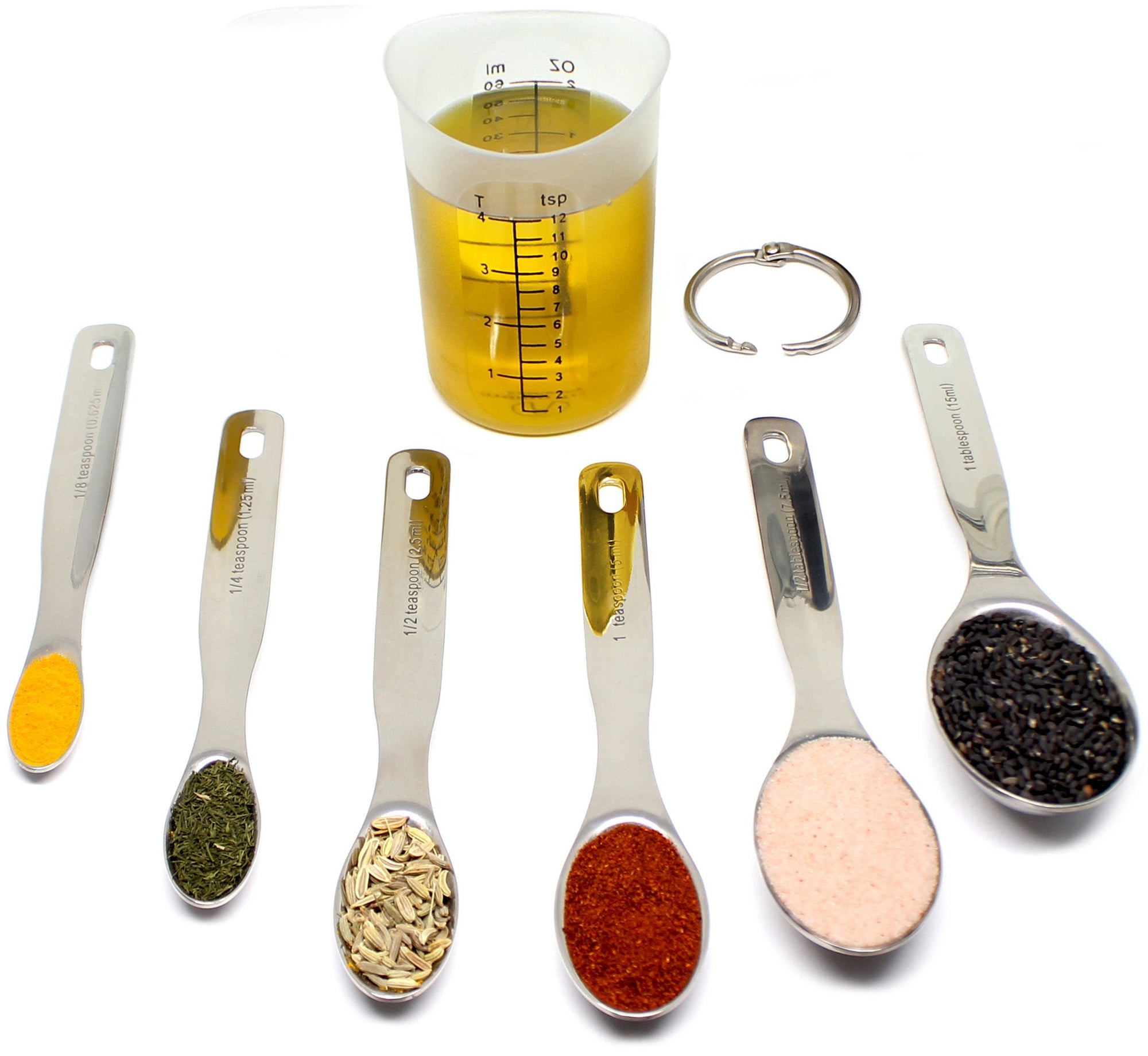 Measuring Spoons - Round Iridescent Set of 6 (Retail) – VanillaPura