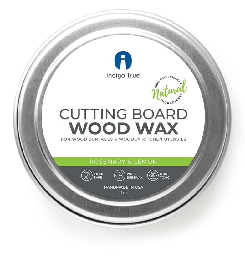 Cutting Board Wood Wax - Rosemary & Lemon (1oz) - Indigo True
